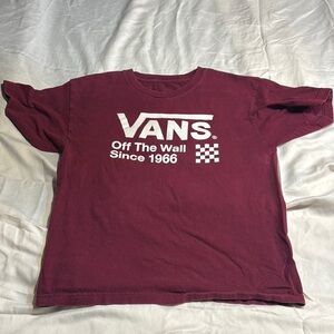 Vans Kids Maroon T-Shirt